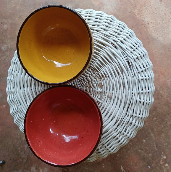 Julie Ueland Soup/Cereal Bamboo Pattern Bowls - Picture 3 of 8